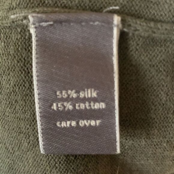 CEZANI Mens  Green Crewneck Sweater XL Silk Blend‎ - Picture 4 of 4